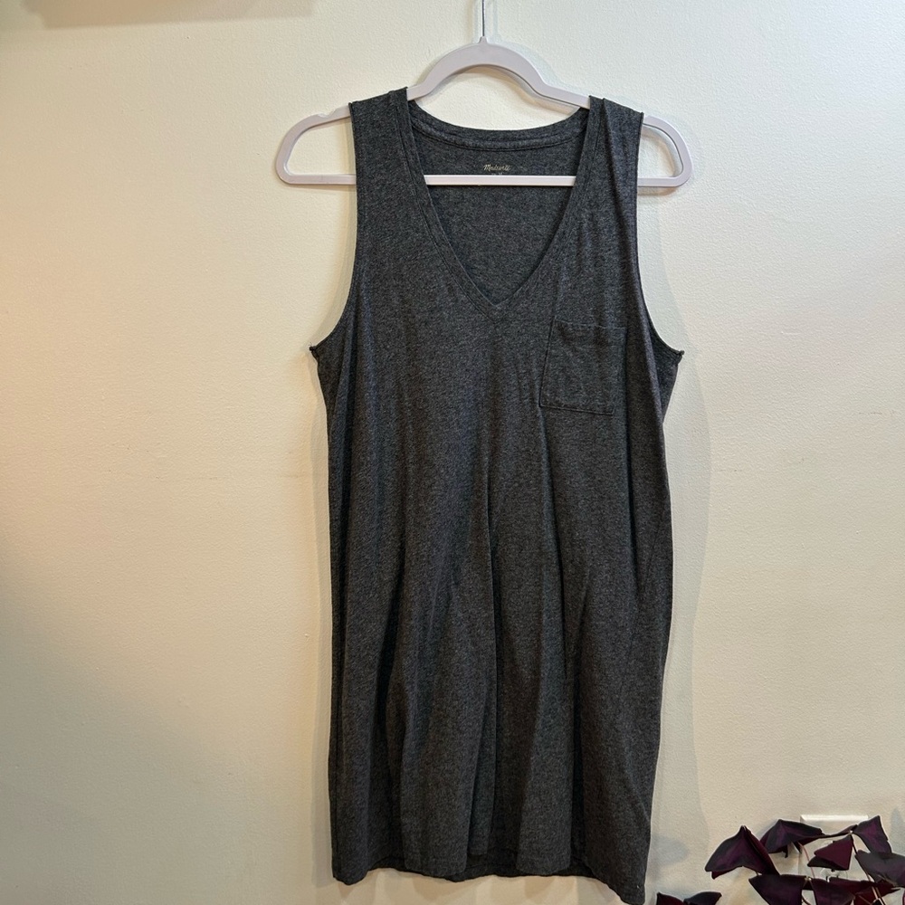 Madewell Charcoal V-Neck dress